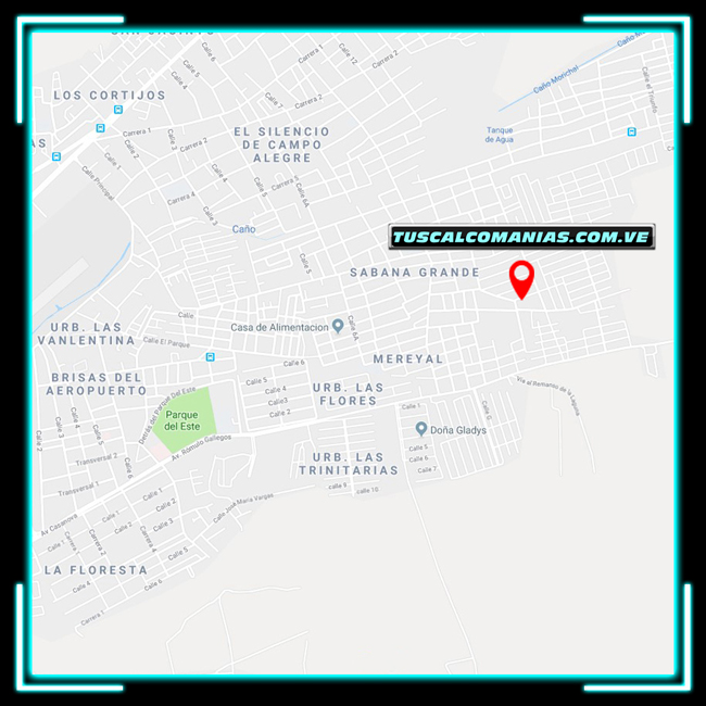 Mapa de Tuscalcomanias.com.ve